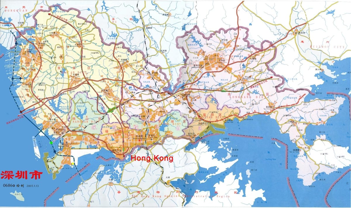 kat jeyografik nan Shenzhen ems Lachin