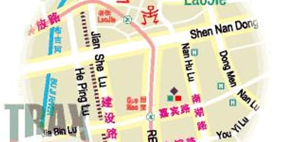 Dongmen mache Shenzhen kat jeyografik