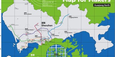 Kat jeyografik nan Shenzhen kat jeyografik pou mizisyen