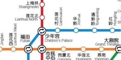 Kat jeyografik nan Shenzhen nò estasyon