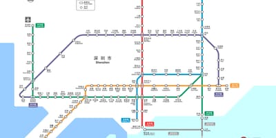 Shenzhen tren kat jeyografik